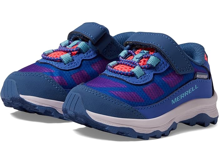 (取寄) メレル キッズ モアブ スピード ロー A/C ウォータープルーフ (トドラー) Merrell Kids Moab Speed Low A/C Waterproof (Toddler) Blue/Berry/Turquoise