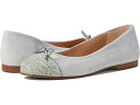 (取寄) フレンチ ソール ケイティ French Sole Katie Dove Grey Suede/Raffia(4)