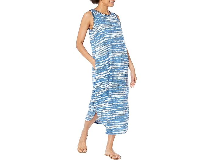 (取寄) ニックゾー ドッティー ラインズ タンク ドレス NIC+ZOE Dotty Lines Tank Dress Blue Multi