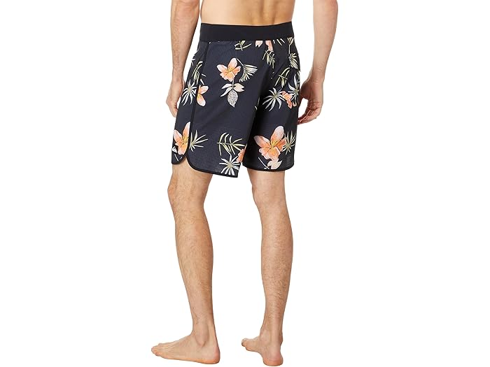 (取寄) クイックシルバー ハイライト スカルプ 19 ボードショーツ Quiksilver Highlite Scallop 19" Boardshorts Black Tropical Floral