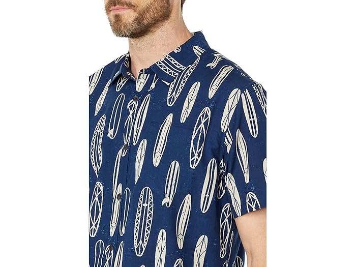(取寄) オニール シェイパーズ ショート スリーブ ウーブン O'Neill Shapers Short Sleeve Woven Navy