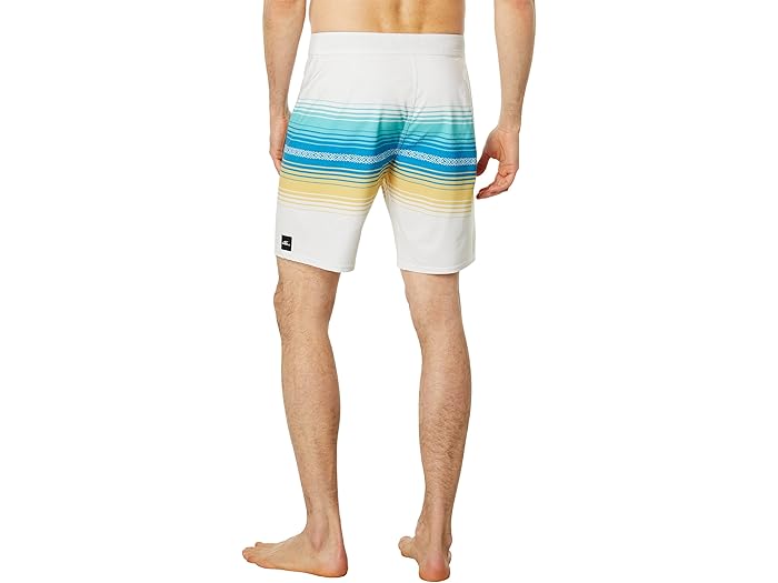 (取寄) オニール ハイパーフリーク ヒート ストライプ ライン 19 ボードショーツ O'Neill Hyperfreak Heat Stripe Line 19" Boardshorts Cream
