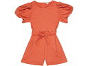 (取寄) ハビチュアル ガール イグザジャレイト パフ スリーブ ロンパー (ビッグ キッズ) HABITUAL girl Exaggerated Puff Sleeve Romper (Big Kids) Rust(4)