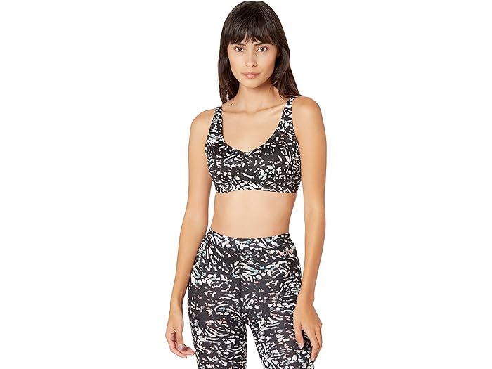 (取寄) ロキシー フィットネス Dカップ ビキニ トップ Roxy Fitness D-Cup Bikini Top True Black Izi
