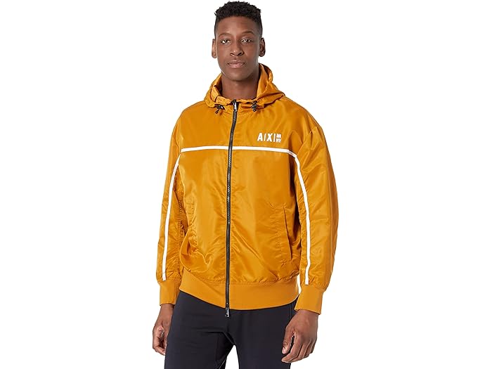 (取寄) アルマーニエクスチェンジ ブルゾン フーデット ジャケット Armani Exchange Blouson Hooded Jacket Buckthorn