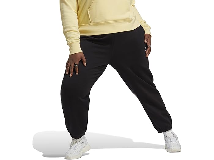 (取寄) アディダス オリジナルス プラス サイズ アディカラー エッセンシャル フリース パンツ adidas Originals Plus Size Adicolor Essentials Fleece Pants Black