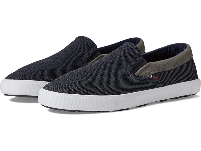 (取寄) ベンシャーマン ピート スリッポン Ben Sherman Pete Slip-On Charcoal Mesh