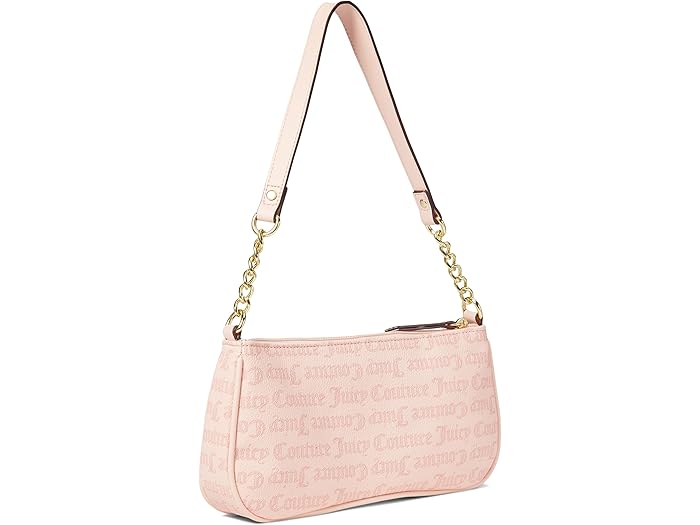 (取寄) ジューシークチュール ショルダー バッグ Juicy Couture Fashionista Shoulder Bag Macroon Dots Logo