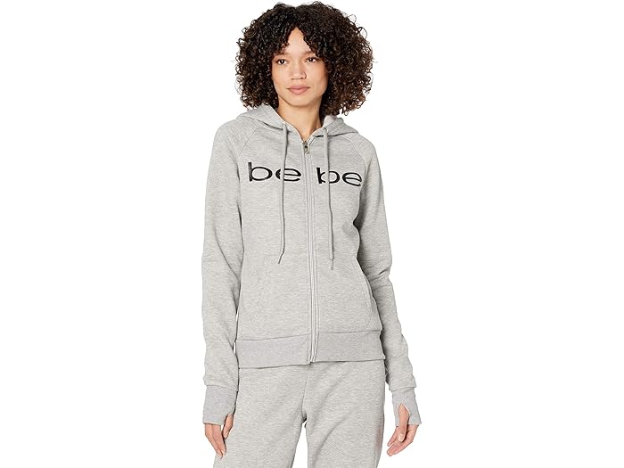 () Bebe Sport  㥱å Bebe Sport Logo Jacket Heather Grey