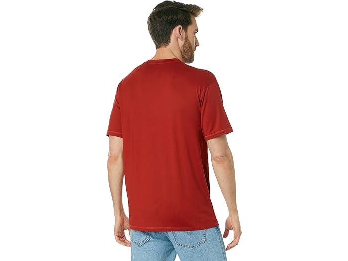 (取寄) クイックシルバー オムニ セッション ショート スリーブ サーフ ティー Quiksilver Omni Session Short Sleeve Surf Tee Red Ochre