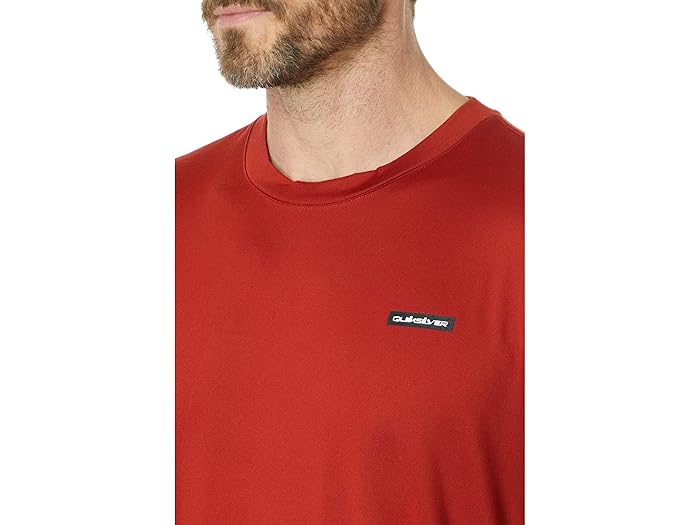 (取寄) クイックシルバー オムニ セッション ショート スリーブ サーフ ティー Quiksilver Omni Session Short Sleeve Surf Tee Red Ochre