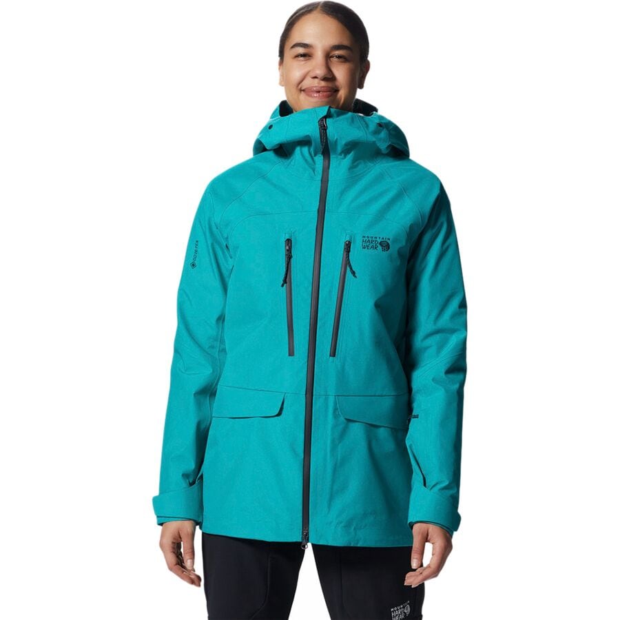 (取寄) マウンテンハードウェア レディース バウンダリー リッジ ゴア-テックス ジャケット - ウィメンズ Mountain Hardwear women Boundary Ridge GORE-TEX Jacket - Women's Synth Green