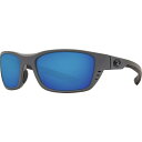 (取寄) コスタ ホワイトチップ 580G ポーラライズド サングラス Costa Whitetip 580G Polarized Sunglasses Matte Gray Blue Mirror 580g