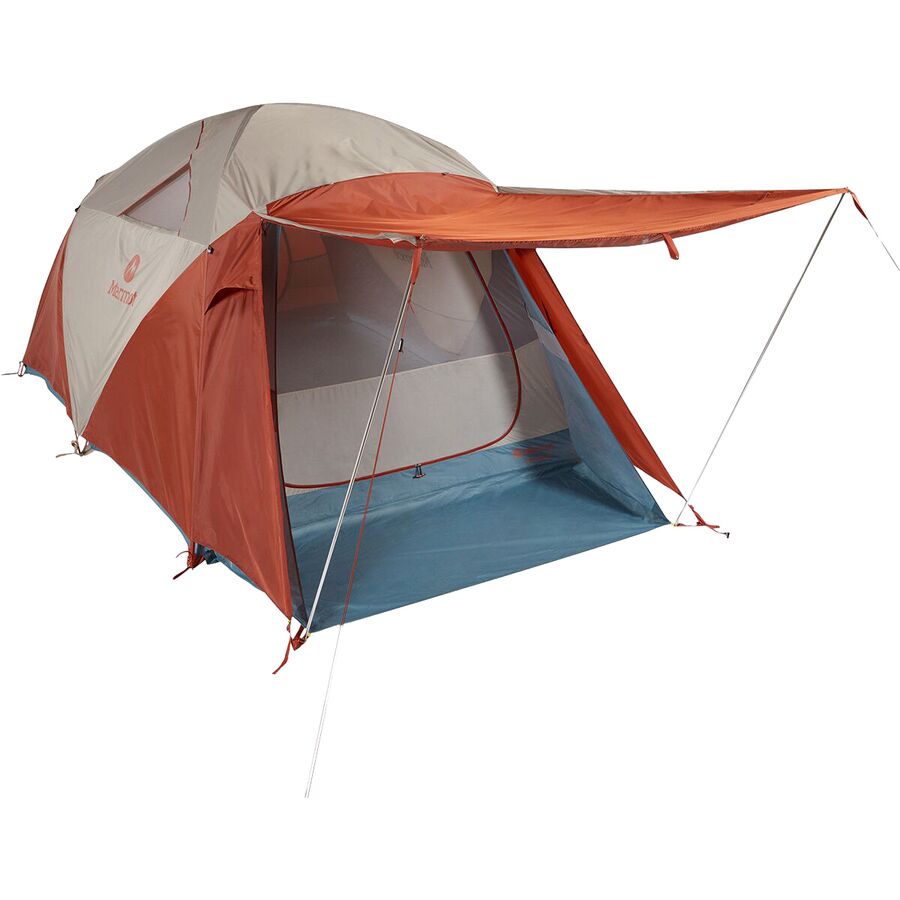 () }[bg g[A eg: 4-p[\ 3-V[Y Marmot Torreya Tent: 4-Person 3-Season Picante/Cascade Blue