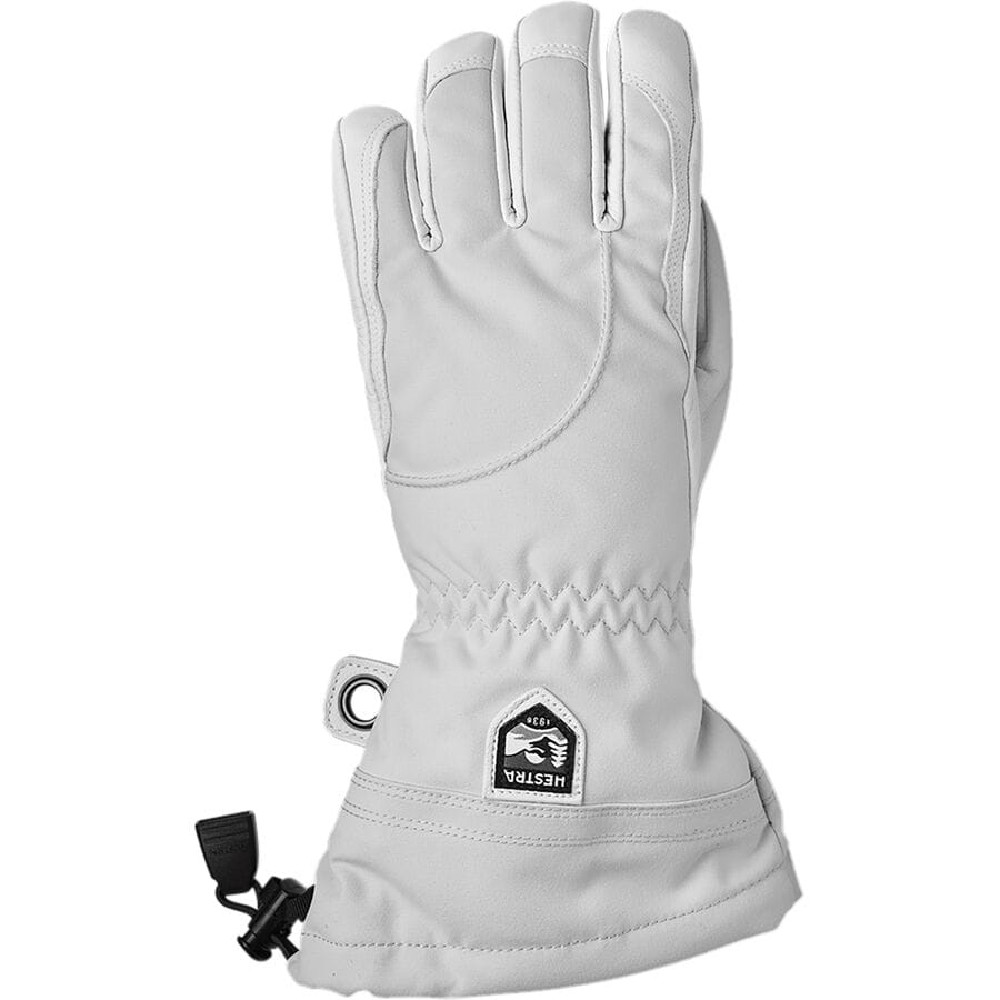 () إȥ ǥ إ  -  Hestra women Heli Glove - Women's Pale Grey/Off White