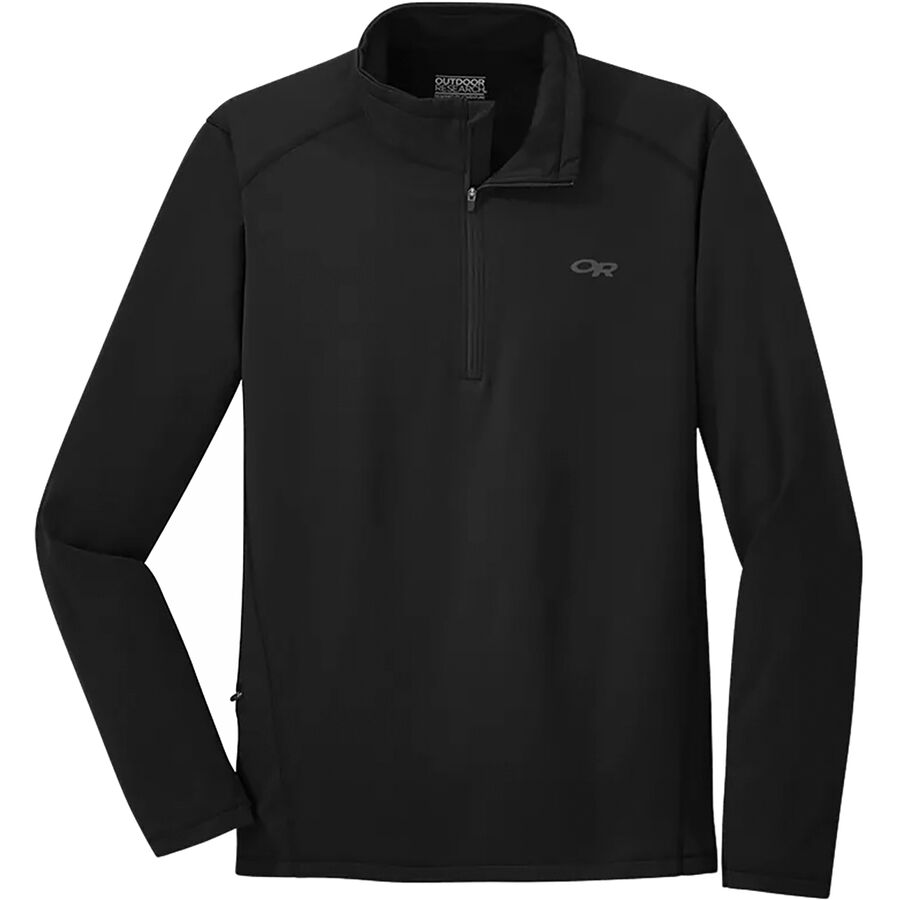 楽天スウィートラグ（取寄） アウトドア リサーチ メンズ バリトーネ クオーター ジップ - メンズ Outdoor Research men Baritone Quarter Zip - Men's Black