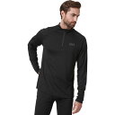 (取寄) ヘリーハンセン メンズ リファ アクティブ 1/2-ジップ トップ - メンズ Helly Hansen men Lifa Active 1/2-Zip Top - Men's Black