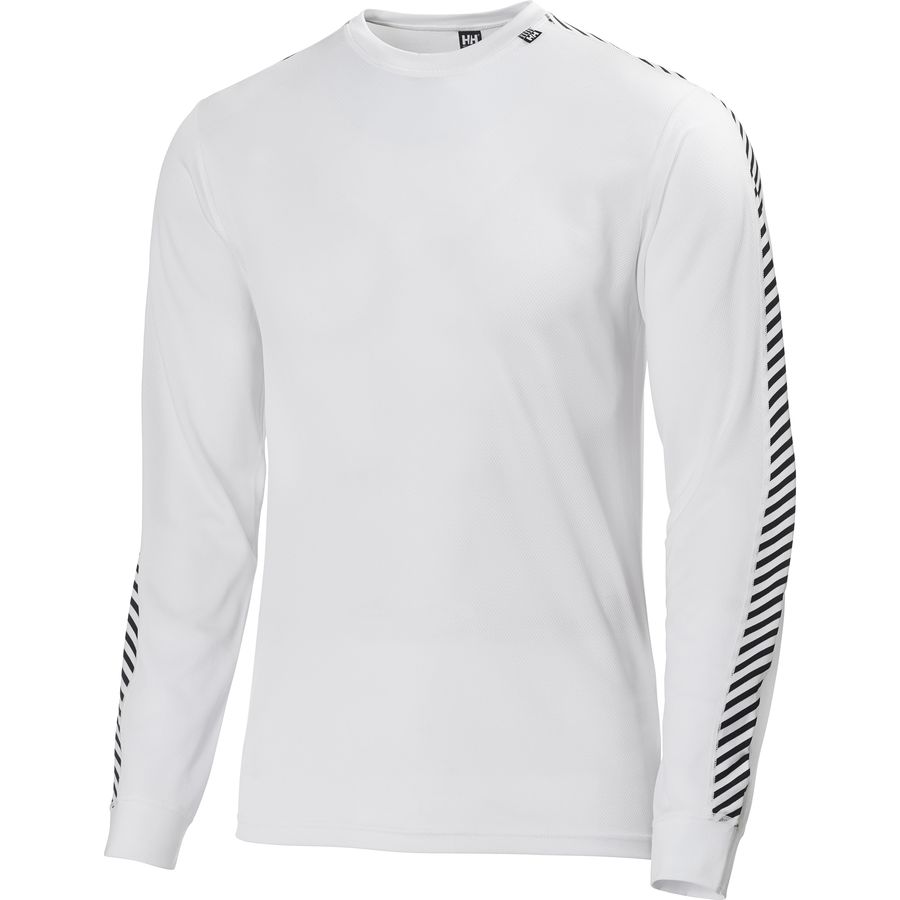 (取寄) ヘリーハンセン メンズ リファ ストライプ クルー トップ - メンズ Helly Hansen men Lifa Stripe Crew Top - Men's Whiteのサムネイル
