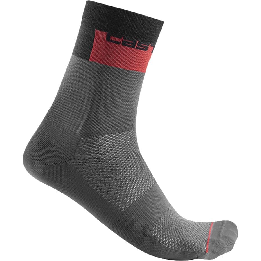 (取寄) カステリ ブロッコ 15 ソック Castelli Blocco 15 Sock Dark Gray