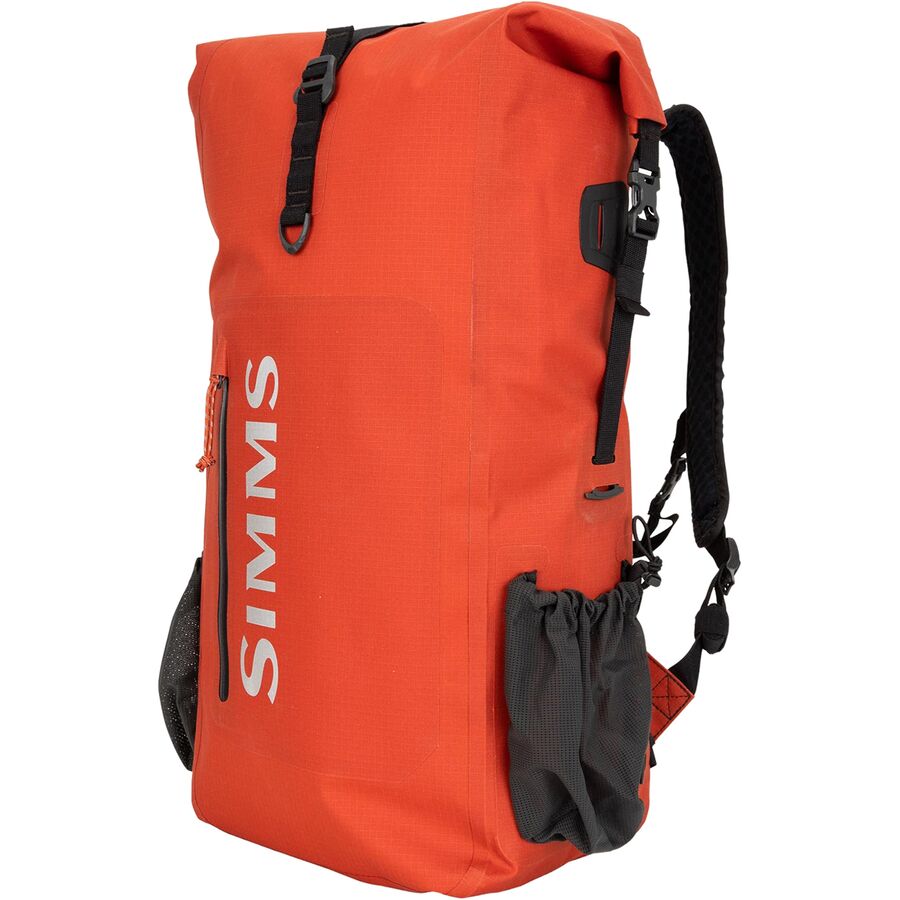 シムス バッグ（釣り用） (取寄) シムス ドライ クリーク ロールトップ バックパック Simms Dry Creek Rolltop Backpack Simms Orange