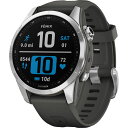 (取寄) ガーミン フェニックス 7S ステインレス スティール スマートウォッチ Garmin fenix 7S Stainless Steel Smartwatch Black その1