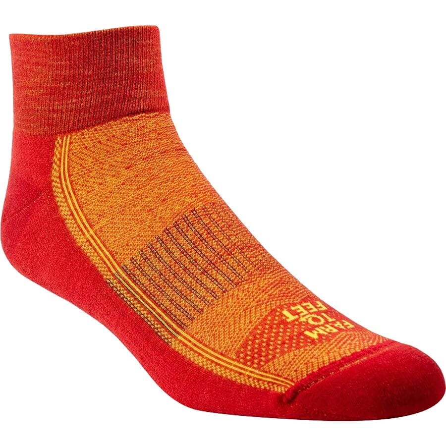 取寄 ファームトゥフィート オースティン 1/4 ミッドウエイト ハイキング ソック Farm To Feet Austin 1/4 Midweight Hiking Sock Molten Lava