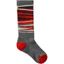 (取寄) スマートウール キッズ ウィンタースポーツ ストライプ ソック - キッズ Smartwool kids Wintersport Stripe Sock - Kids' Medium Gray