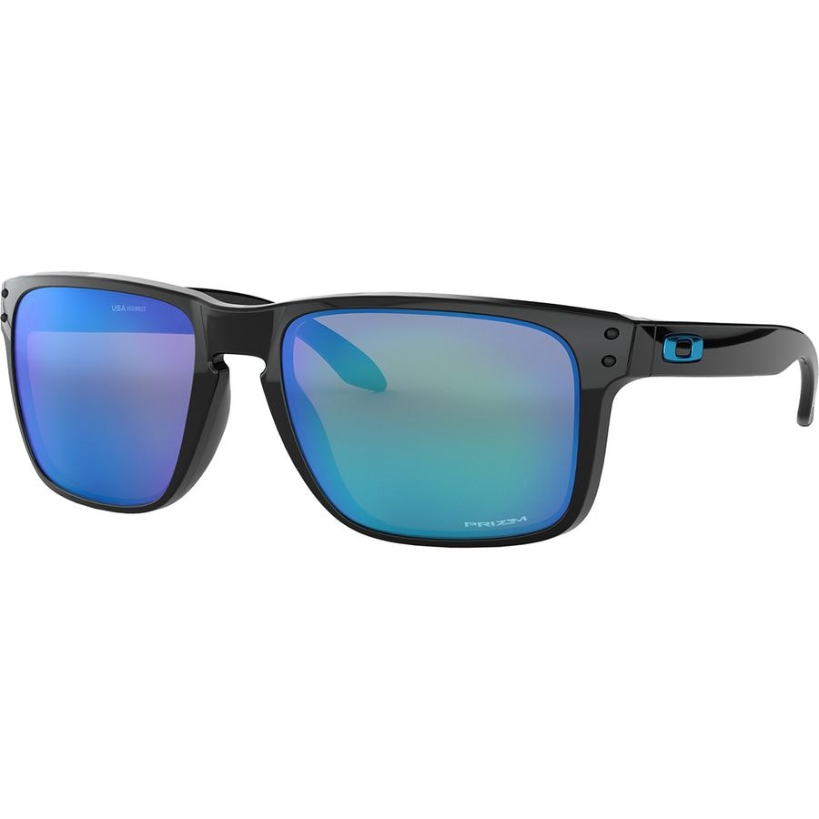 () I[N[ zubN Xl vY TOX Oakley Holbrook XL Prizm Sunglasses Polished Black/Prizm Sapphire