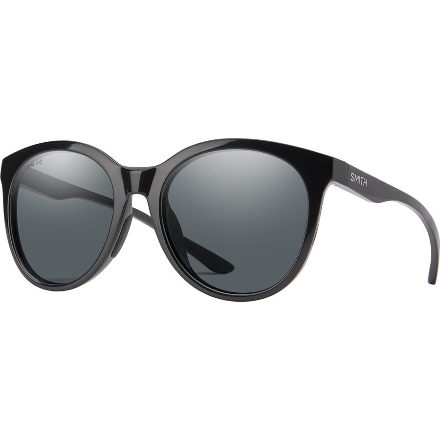 スミス サングラス レディース (取寄) スミス レディース ベイサイド ポーラライズド サングラス - ウィメンズ Smith women Bayside Polarized Sunglasses - Women's Black/Polarized Gray