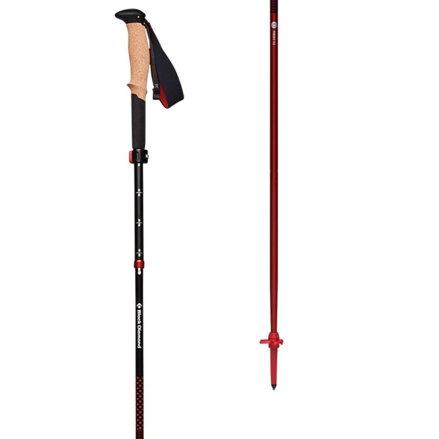 () ֥å ѥ塼 FLZ ȥå ݡ륺 Black Diamond Pursuit FLZ Trekking Poles Black/Octane