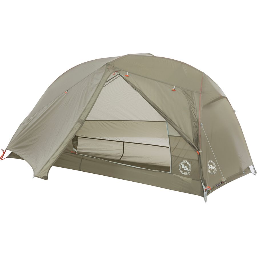 (取寄) ビッグアグネス コッパー シュプール Hv UL1 テント: 1-パーソン 3-シーズン Big Agnes Copper Spur HV UL1 Tent: 1-Person 3-Season Olive Green