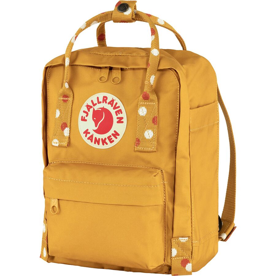 () ե顼٥ ߥ 7L Хåѥå Fjallraven Kanken Mini 7L Backpack Ochre/Confetti Pattern