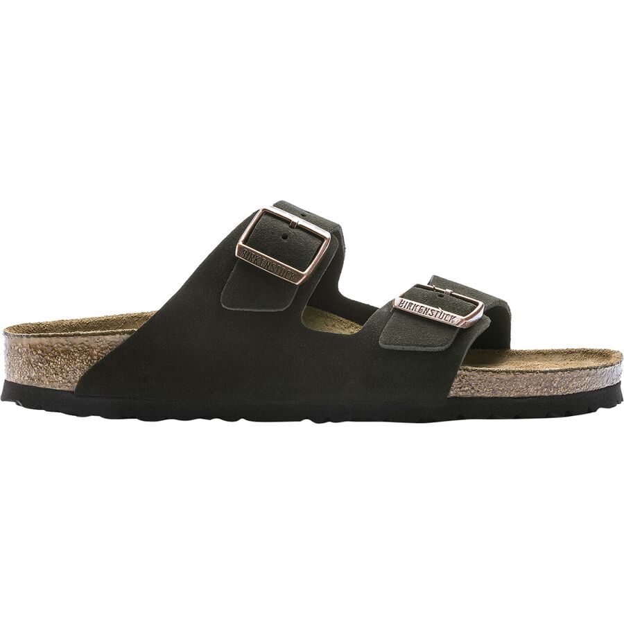 () ӥ륱󥷥ȥå  ꥾ ե եåȥ٥å   -  Birkenstock men Arizona Soft Footbed Suede Sandal - Men's Mocha Suede