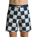 (取寄) バンズ メンズ ザ デイリー チェック 17インチ ボード ショート - メンズ Vans men The Daily Check 17in Board Short - Men's Dress Blues