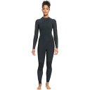 () LV[ fB[X 5 4 3mm XEF V[Y obN-Wbv GBS EFbgX[c - EBY Roxy women 5 4 3mm Swell Series Back-Zip GBS Wetsuit - Women's Black