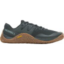 ()  Y gC O[u 7 jO V[Y - Y Merrell men Trail Glove 7 Running Shoe - Men's Black/Gum