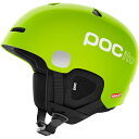 () POC LbY |Vg I[bN Jbg Xs wbg - LbY POC kids Pocito Auric Cut Spin Helmet - Kids' Fluorescent Yellow/Green