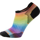 (取寄) スマートウール ラン ゼロ クッション プライド レインボー プリント ロウ アンクル ソックス Smartwool Run Zero Cushion Pride Rainbow Print Low Ankle Socks Multi Color