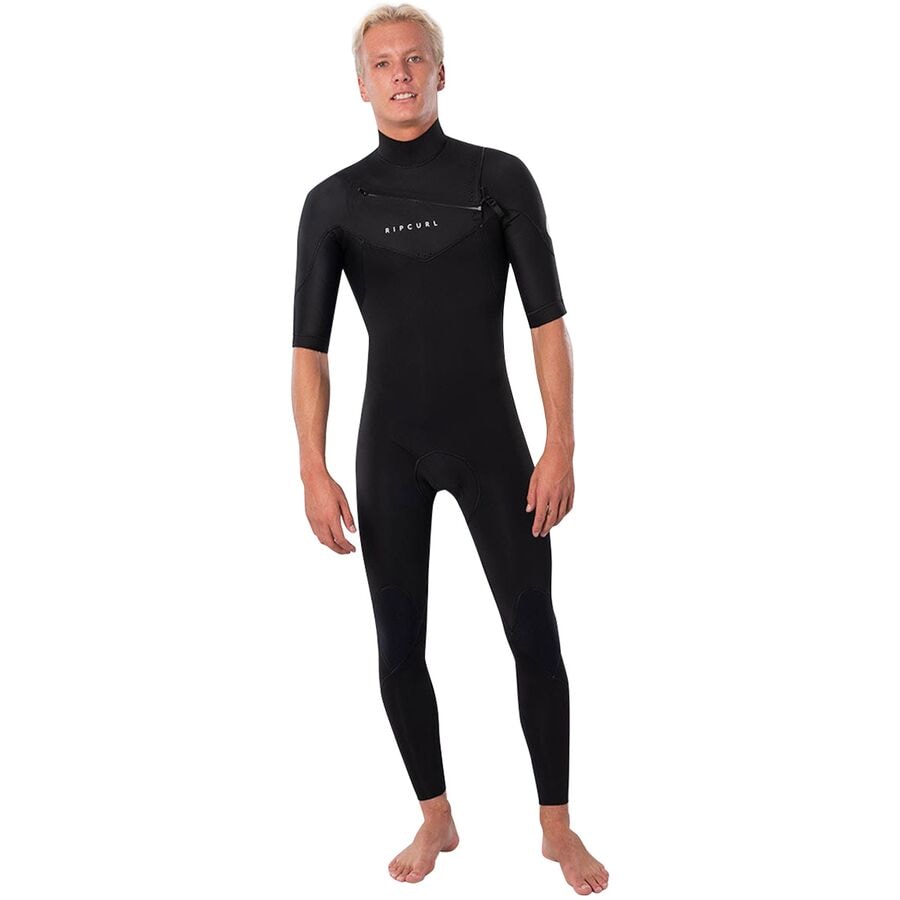 (取寄) リップ カール メンズ ドーン パトロール パフォーマンス 2/2 GB チェスト-ジップ Ss ウェットスーツ - メンズ Rip Curl men Dawn Patrol Performance 2/2 GB Chest-Zip SS Wetsuit - Men's Black