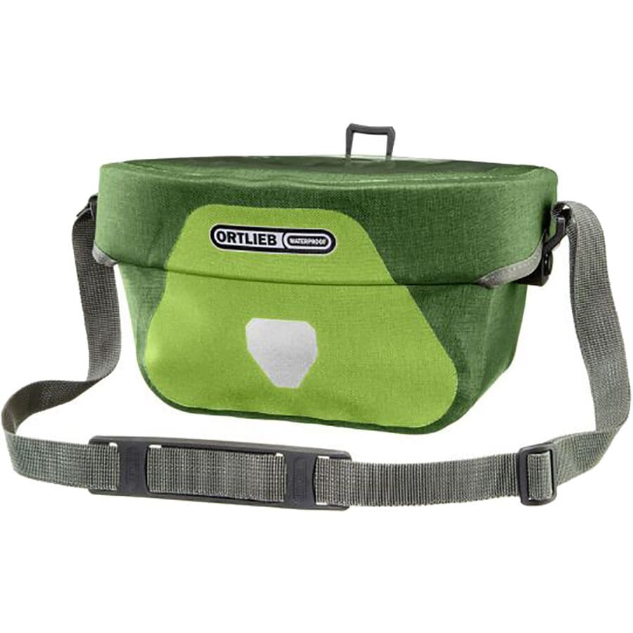 () Ig[u AeBbg 6 vX 5-8.5L nho[ obO Ortlieb Ultimate 6 Plus 5-8.5L Handlebar Bag Kiwi/Moss Green, S