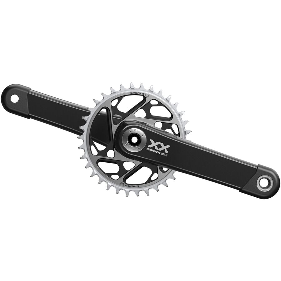 (取寄) スラム XX Sl イーグル トランスミッション ダブ カーボン クランクセット - ブースト SRAM XX SL Eagle Transmission DUB Carbon Crankset - Boost Black