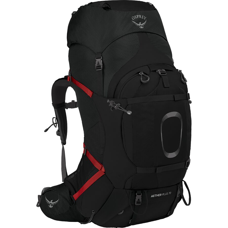 (取寄) オスプレーパック エーテル プラス 70L バックパック Osprey Packs Aether Plus 70L Backpack Black