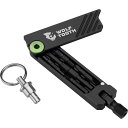 (取寄) ウルフトゥースコンポーネンツ ヘックス レンチ マルチ-ツール Wolf Tooth Components 6-Bit Hex Wrench Multi-Tool Green Bolt with Keyring