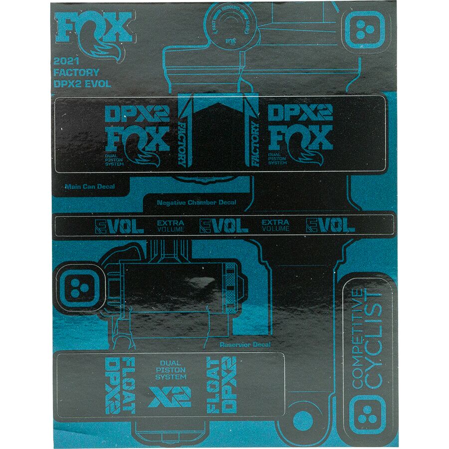 () XeBNh tHbNX DPX2 fJ[ Lbg Stikrd Fox DPX2 Decal Kit Midnight Chameleon