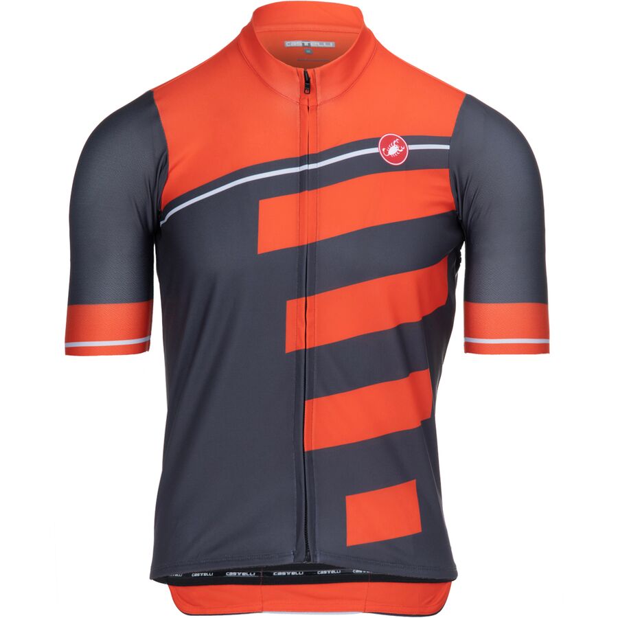 (取寄) カステリ メンズ トロフェオ リミテッド エディション ジャージ - メンズ Castelli men Trofeo Limited Edition Jersey - Men's Dark Gray/Fiery Red