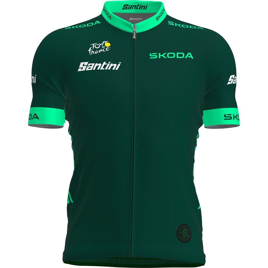 (取寄) サンティーニ メンズ TDF ファン ライン ベスト スプリンター ジャージ - メンズ Santini men TDF Fan Line Best Sprinter Jersey - Men's Verde