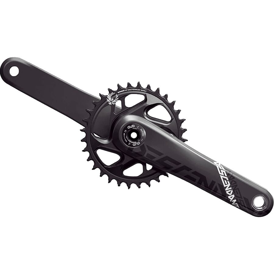 (取寄) トラバティブ ディセンダント カーボン イーグル ダブ クランクセット - ブースト TruVativ Descendant Carbon Eagle DUB Crankset - Boost Black