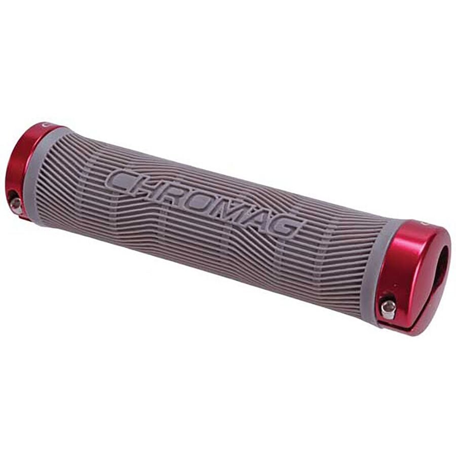 () ޥ ѡॹ åץ Chromag Palmskin Grips Grey/Red