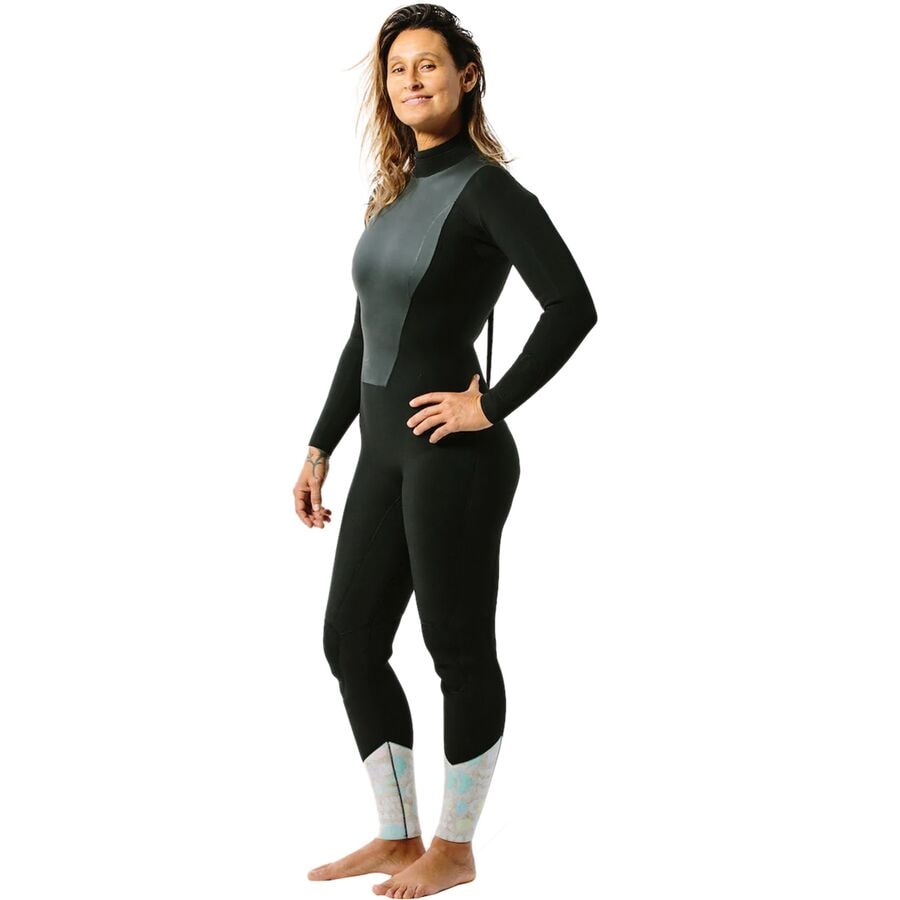 () JVAT[t fB[X 3/2  i obN-Wbv tX[c EFbgX[c - EBY Kassia Surf women 3/2 La Luna Back-Zip Fullsuit Wetsuit - Women's Black/Moon