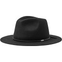 ブリクストン ニット帽 メンズ (取寄) ブリクストン ウェズリー フェドラ Brixton Wesley Fedora Black